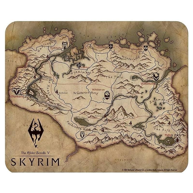 Podložka pod myš Skyrim - Map