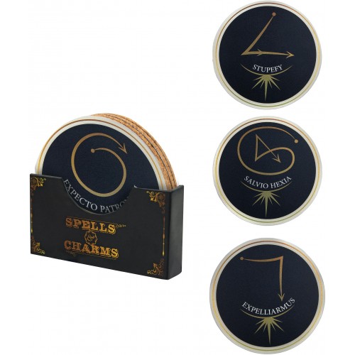 Podtácky Harry Potter - Spells & Charms (4 ks)