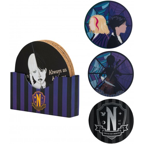 Podtácky Wednesday (4 ks)