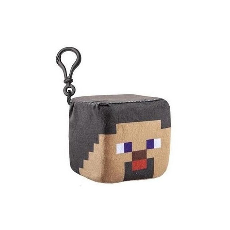 Plyšák s klipem Minecraft - Steve (hlava), 8 cm