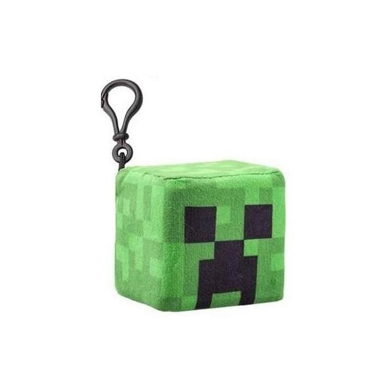 Plyšák s klipem Minecraft - Creeper (hlava), 8 cm