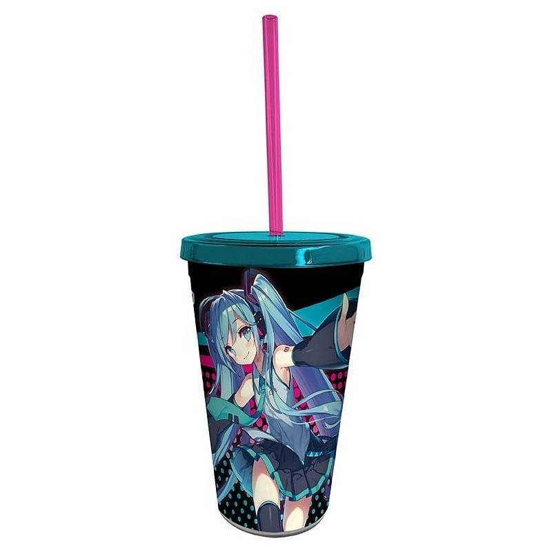 Kelímek s brčkem Vocaloid - Hatsune Miku