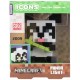 Lampička Minecraft - Panda