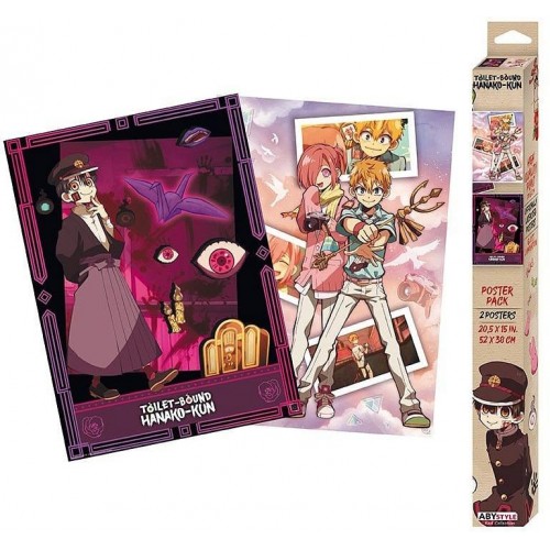 Sada plakátů Toilet-bound Hanako-kun (2ks)