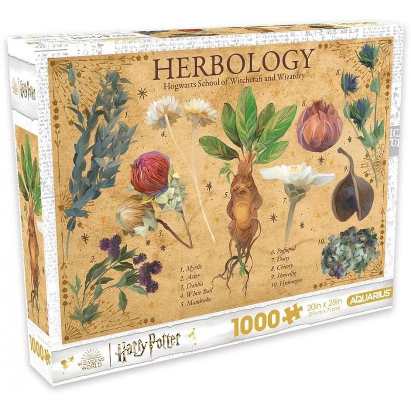 Puzzle Harry Potter - Herbology, 1000 dílků