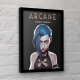 Obraz League of Legends - Arcane: Jinx