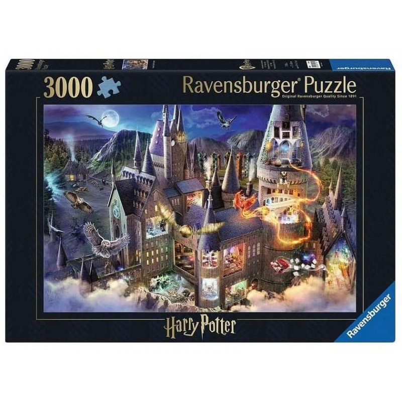 Puzzle Harry Potter - Kouzelné Bradavice, 3000 dílků