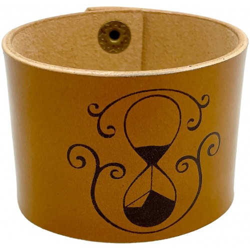 Kožený náramek s logem Tempus