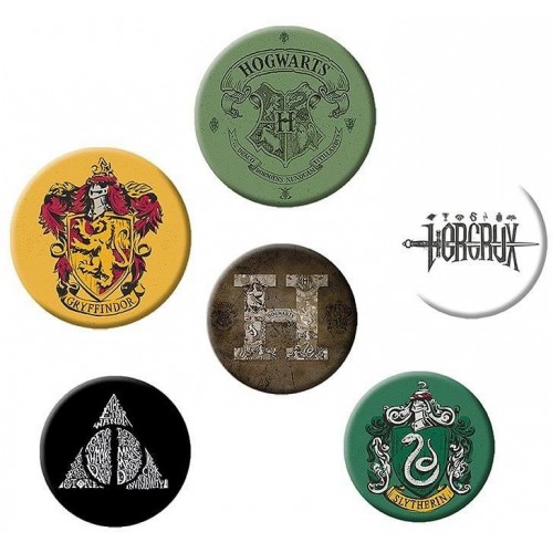 Sada placek Harry Potter (6 ks)