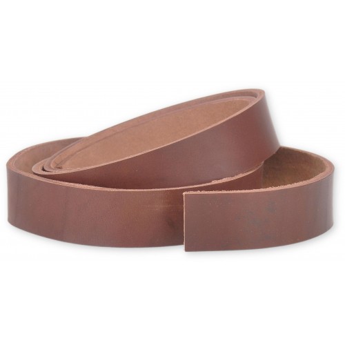 Hovězí kůže na opasek - hnědá, 3 cm