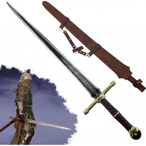 AF Mauzoleový meč "LORDSWORN'S STRAIGHT SWORD" - Elden Ring