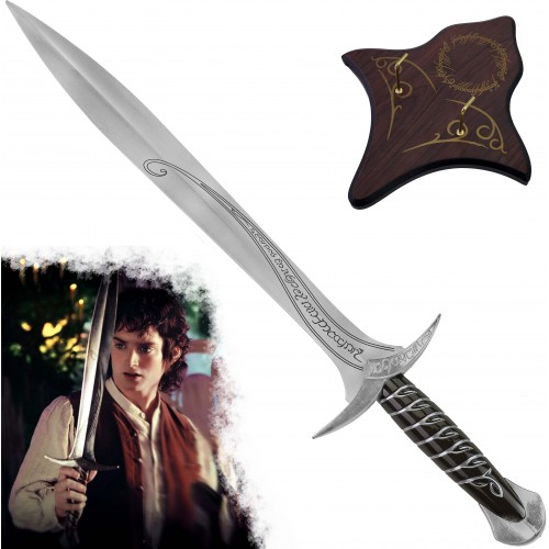 Jolly Ocelový meč "SILVER STING" s plaketou - Pán Prstenů