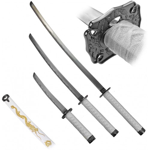 AF Sada samurajských mečů "WHITE DRAGON SET"