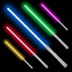 CHSV Světelný meč "BORN WITH THE FORCE" RGB - Dlouhá verze - Silver