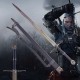 AF Dlouhý zaklínačský/WITCHER meč - ocelový "STEEL SWORD" s pevnou pochvou a popruhem!