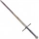 AF Dlouhý zaklínačský/WITCHER meč - ocelový "STEEL SWORD" s pevnou pochvou a popruhem!