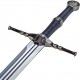 AF Dlouhý zaklínačský/WITCHER meč - ocelový "STEEL SWORD" s pevnou pochvou a popruhem!