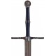 AF Dlouhý zaklínačský/WITCHER meč - ocelový "STEEL SWORD" s pevnou pochvou a popruhem!