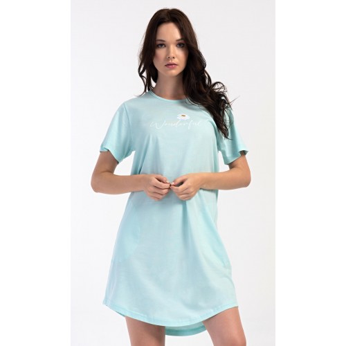 Dámské domácí šaty s krátkým rukávem Wonderful