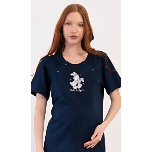 Dámská noční košile mateřská Zajíčci