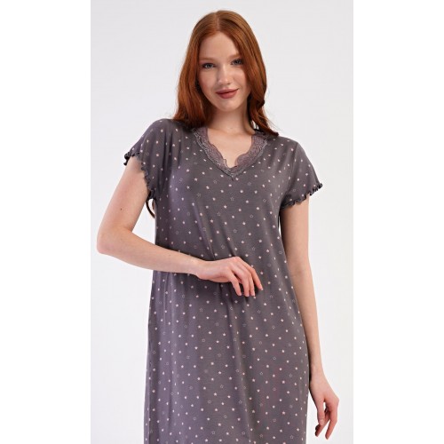 Dámská noční košile s krátkým rukávem Samanta