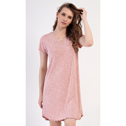 Dámská noční košile s krátkým rukávem Judita