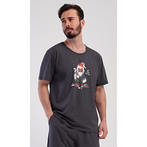 Pánské pyžamo šortky Ranní káva