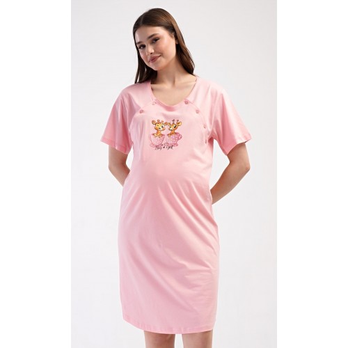 Dámská noční košile mateřská Žirafy