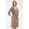 Dámský župan krátký Leopard