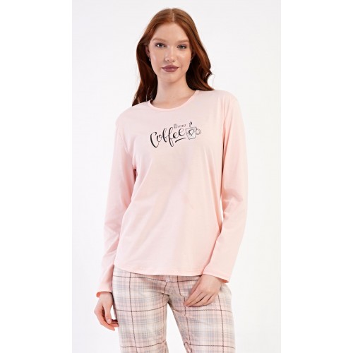 Dámské pyžamo dlouhé Coffee