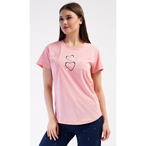 Dámské pyžamo kapri Srdce