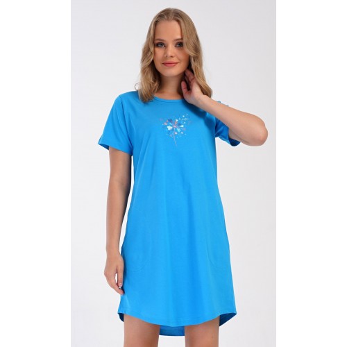 Dámské domácí šaty s krátkým rukávem Pampeliška