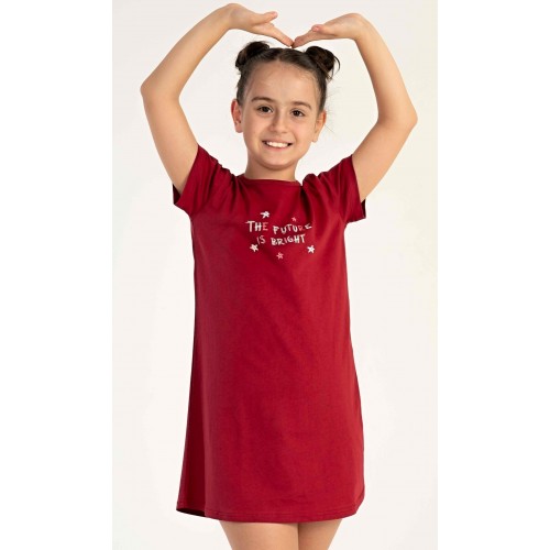 Dětská noční košile s krátkým rukávem Hvězdičky