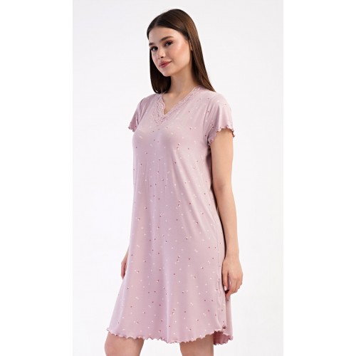 Dámská noční košile s krátkým rukávem Iris