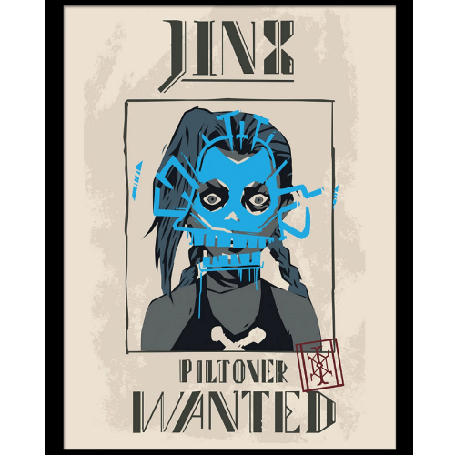 Obraz League of Legends - Arcane: Jinx Piltover Wanted