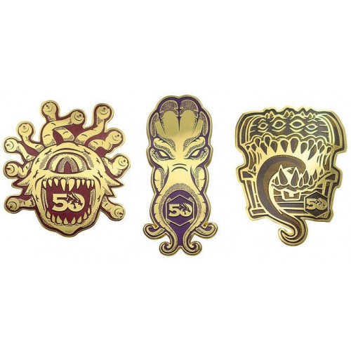 Sada odznaků Dungeons & Dragons - 50th Anniversary Set
