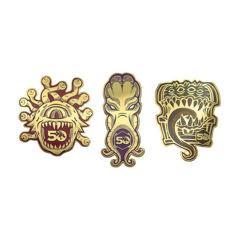 Sada odznaků Dungeons & Dragons - 50th Anniversary Set