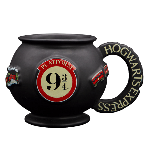 Hrnek Harry Potter: 3D kotlík - Nástupiště 9 a 3/4
