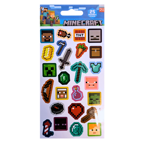 Samolepky Minecraft (25 ks)