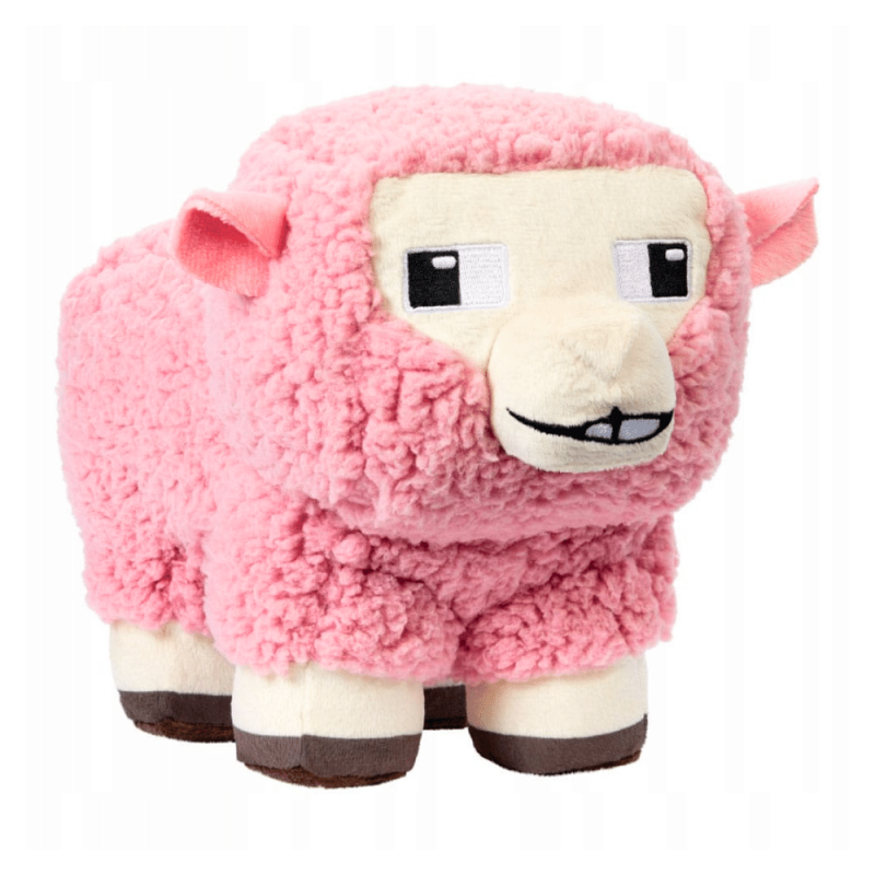 Plyšák Minecraft - Pink Sheep Mouton Rose