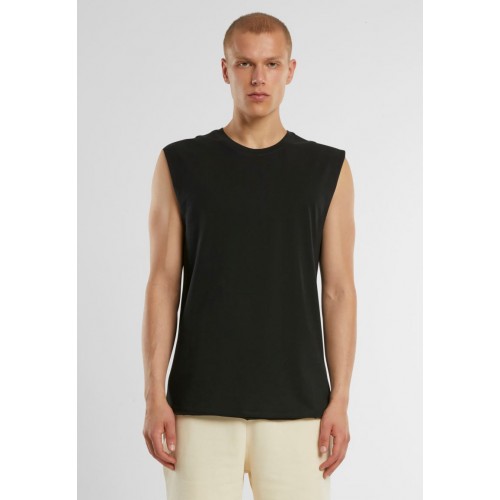 Tričko bez rukávů z těžké bavlny