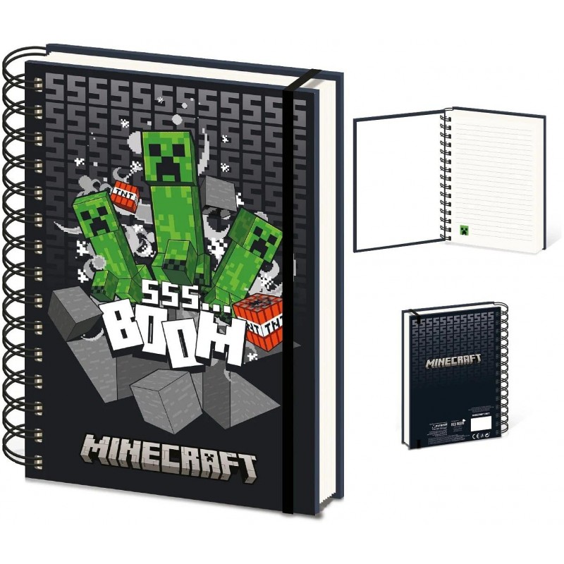 Zápisník Minecraft 3D - Boom