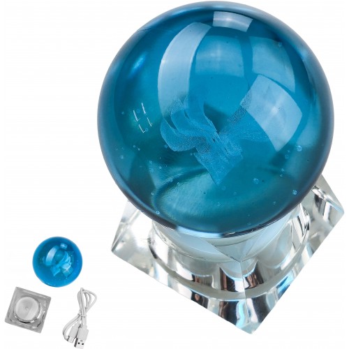 AF Skleněný orb "ANEMO ELEMENT" se svítícím podstavcem - Genshin Impact