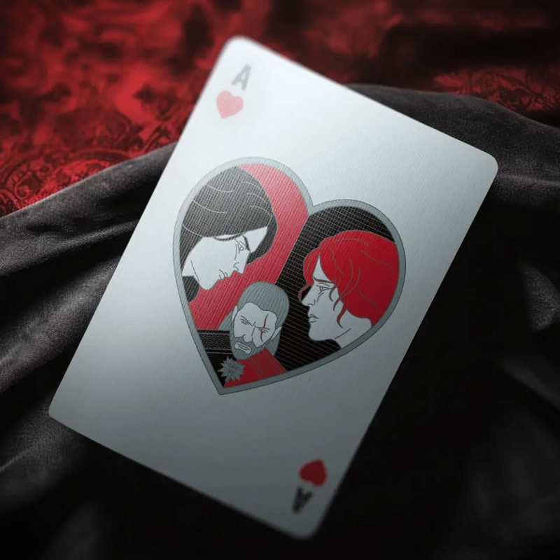 Hrací karty Zaklínač - The Witcher Red Edition