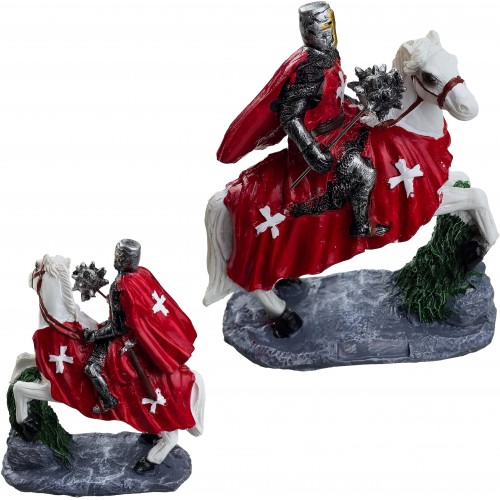 Albainox Templářská soška "CRIMSON CRUSADER"