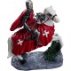 Albainox Templářská soška "CRIMSON CRUSADER"