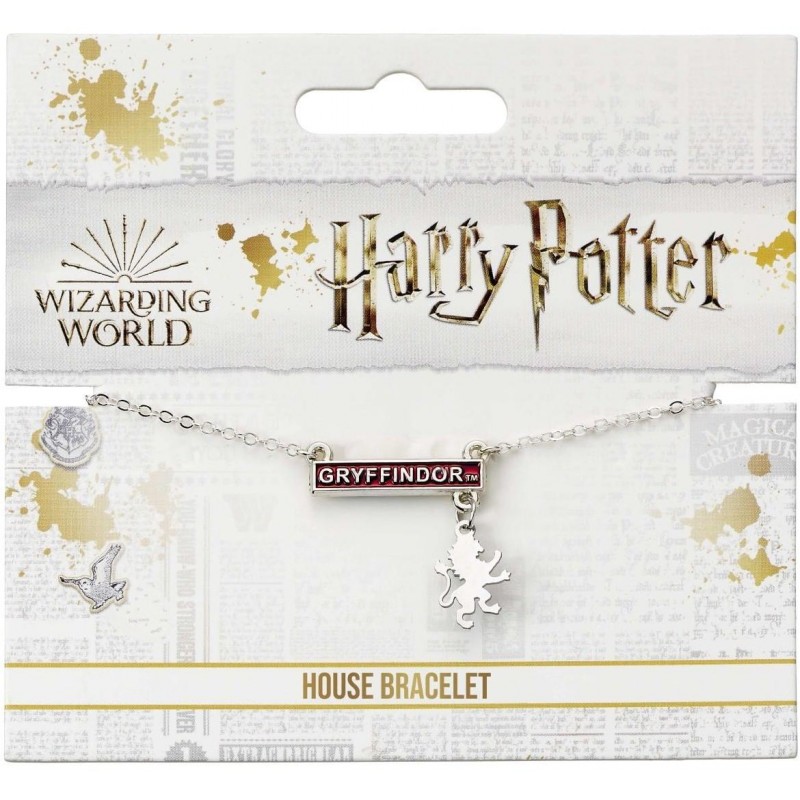 Náramek Harry Potter - Nebelvír, se štítkem