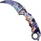 AF Vystřelovací karambit "YOUR FAVORITES" s ložiskem Barva: Itachi Naruto