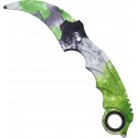 AF Vystřelovací karambit "YOUR FAVORITES" s ložiskem Barva: White/green