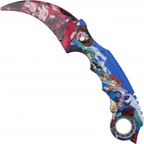 AF Vystřelovací karambit "YOUR FAVORITES" s ložiskem Barva: One Piece